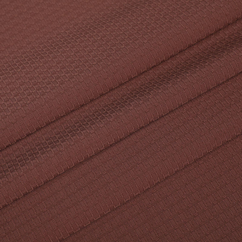 APJ1085 WARP Strikede Brocade Jacquard Hurtigtørrende afslappet tøjstof